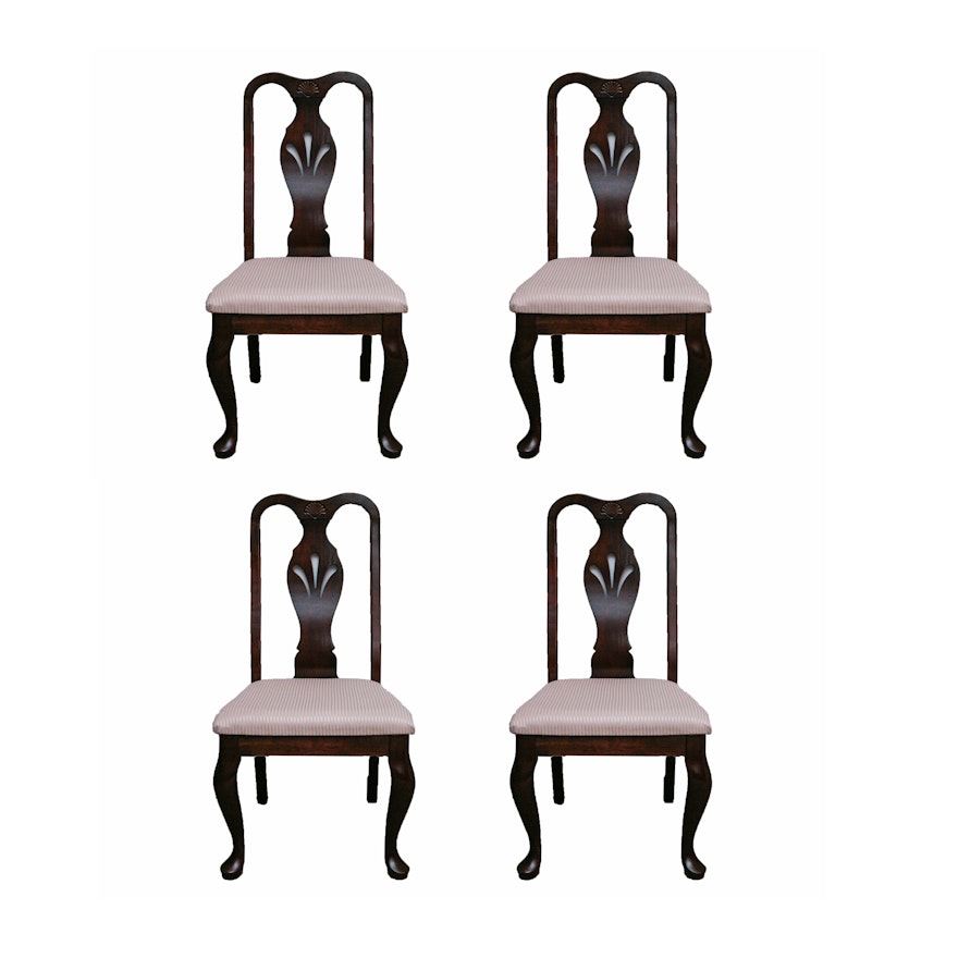 Late 20th to Early 21st Century Queen Anne Style Side Chairs