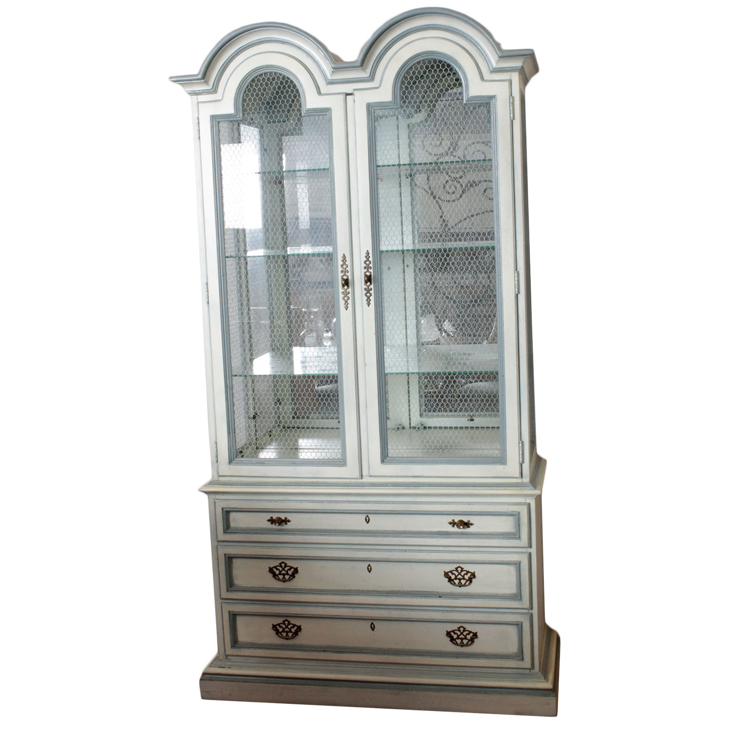 Teal China Cabinet by Heritage