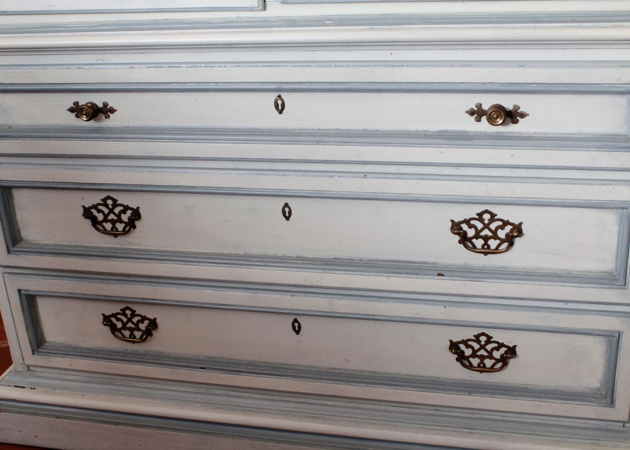 Teal China Cabinet by Heritage