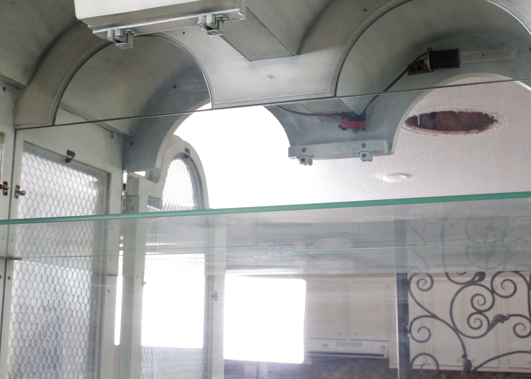 Teal China Cabinet by Heritage