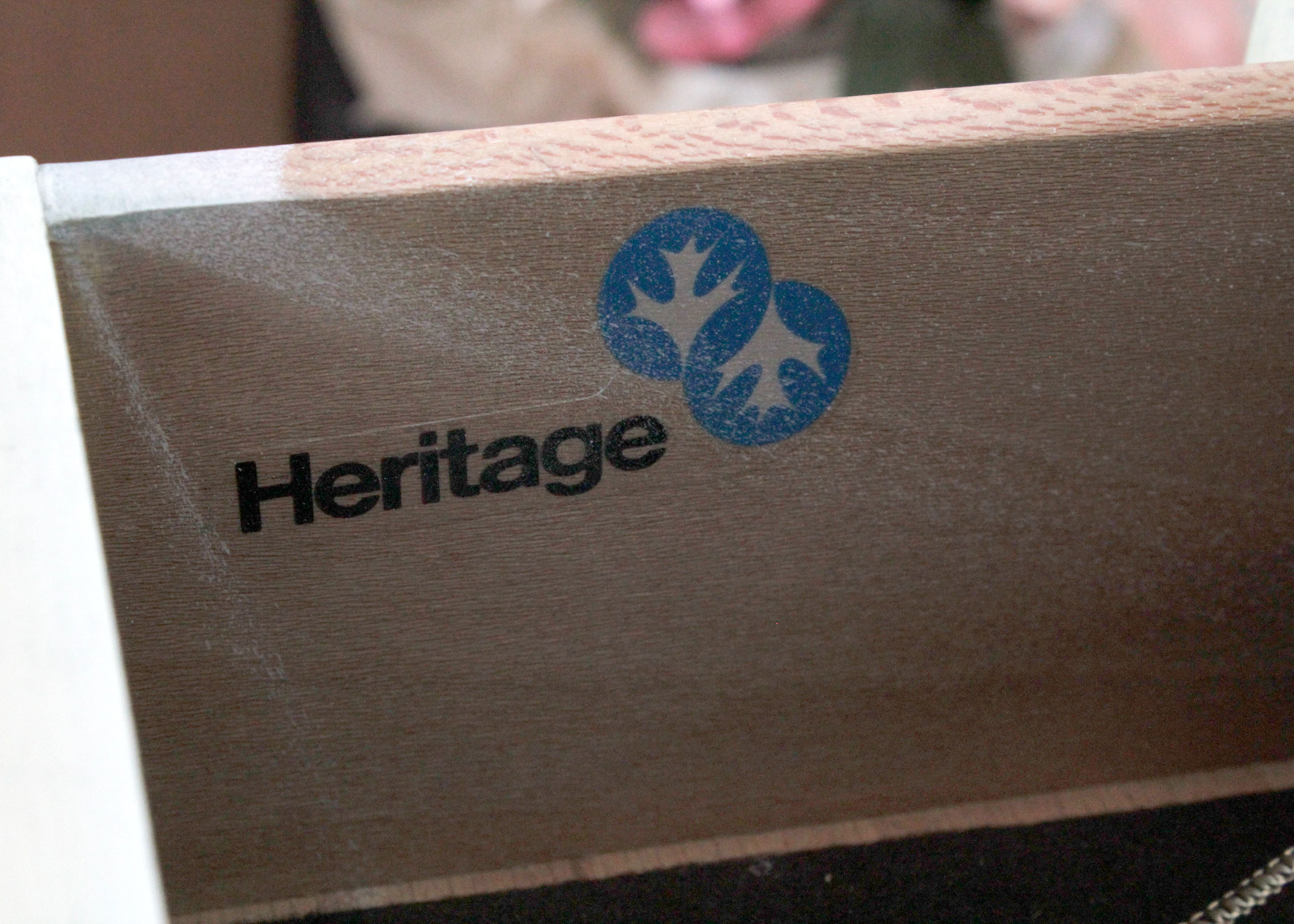 Teal China Cabinet by Heritage