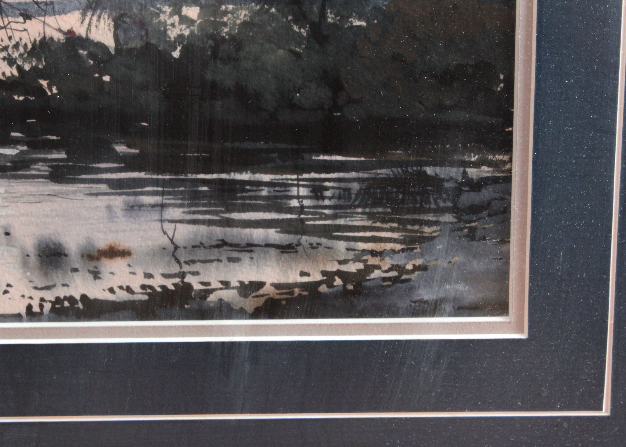 Watercolor Landscape by Wade Butler