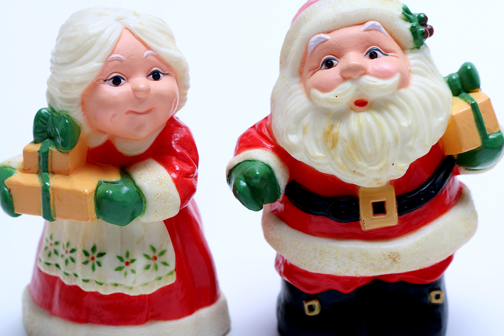 Vintage Hallmark Christmas Salt and Pepper Shakers