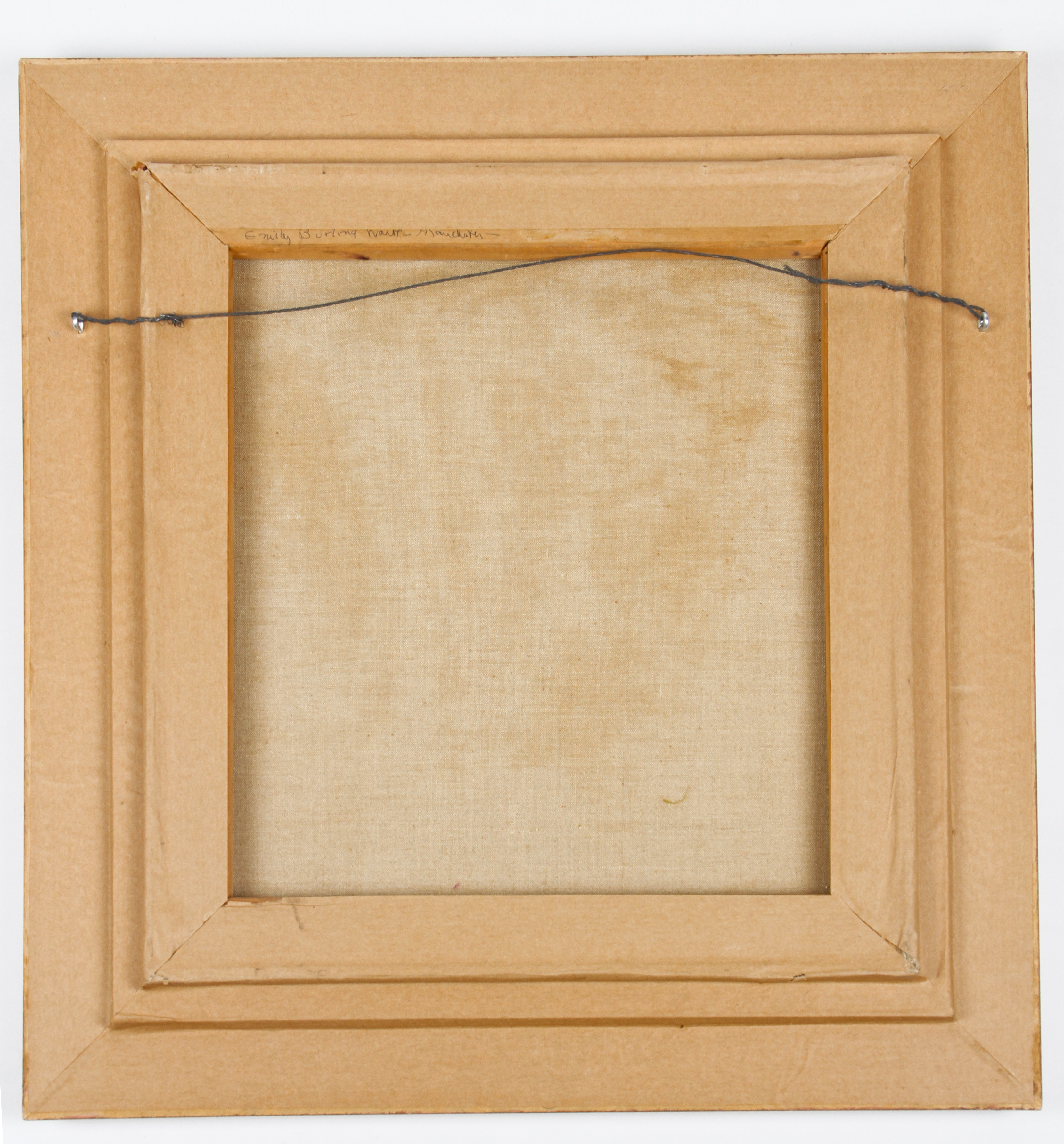 Emily B. Waite Oil Painting on Canvas of Dalias in a Vase