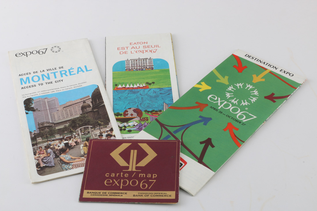 Vintage Ontario, Montréal and Quebec Maps