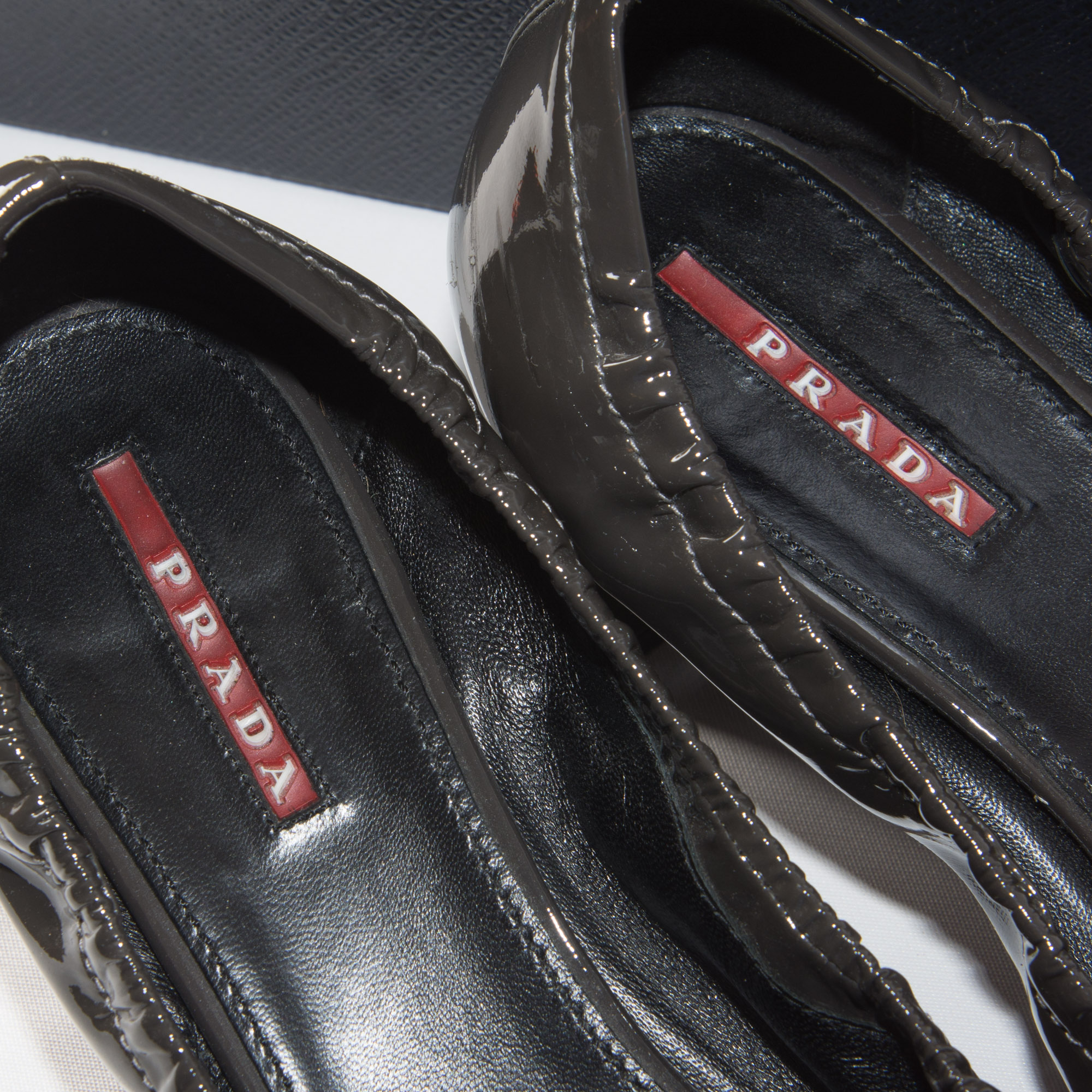 Prada Patent Leather Heels with Bow