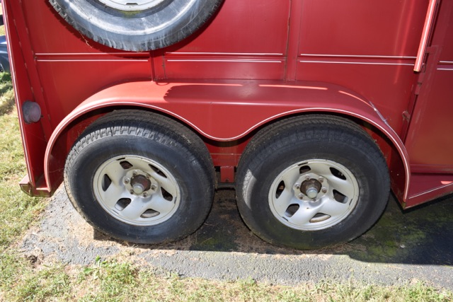 2003 Triple B&J Steel Stock Horse Trailer