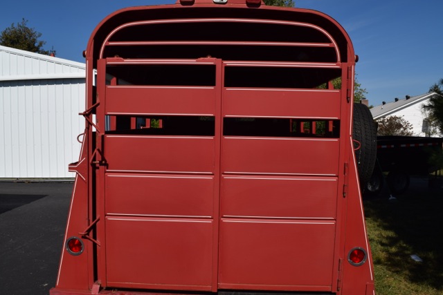 2003 Triple B&J Steel Stock Horse Trailer