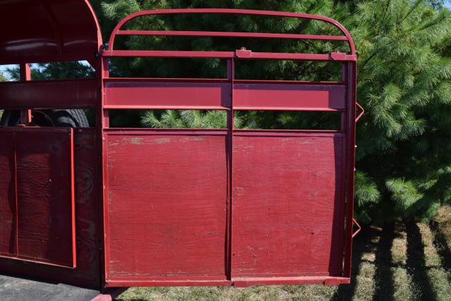 2003 Triple B&J Steel Stock Horse Trailer