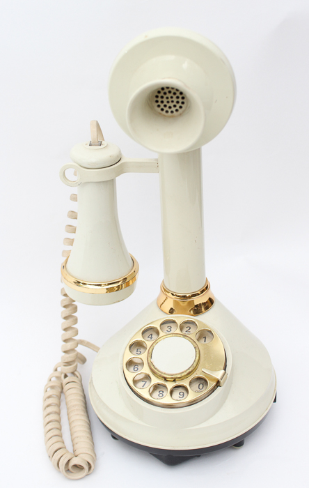 Variety of Vintage Telephones