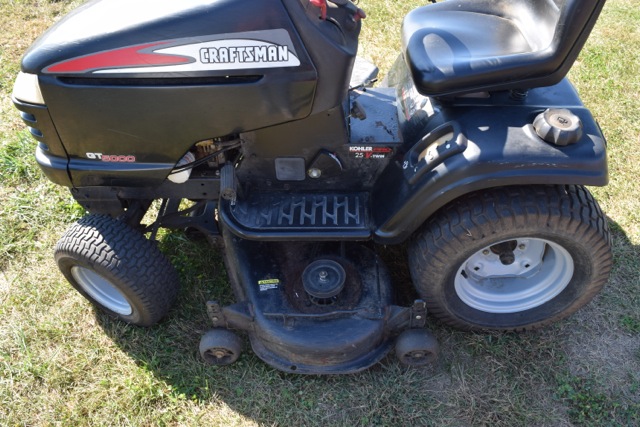 Craftsman GT5000 Riding Mower with Pro 25 HP Kohler Engine