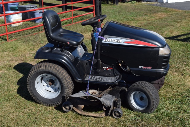 Craftsman GT5000 Riding Mower with Pro 25 HP Kohler Engine
