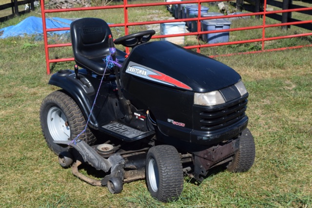 Craftsman GT5000 Riding Mower with Pro 25 HP Kohler Engine