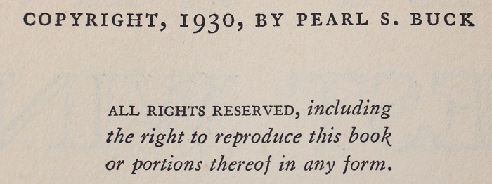 Antique Hardbound Books by Pearl S. Buck