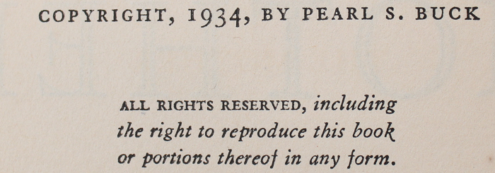 Antique Hardbound Books by Pearl S. Buck