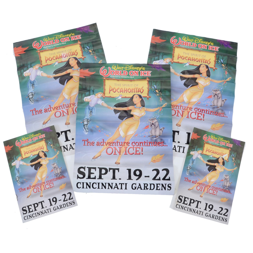 Collection of Walt Disney's World on Ice Posters