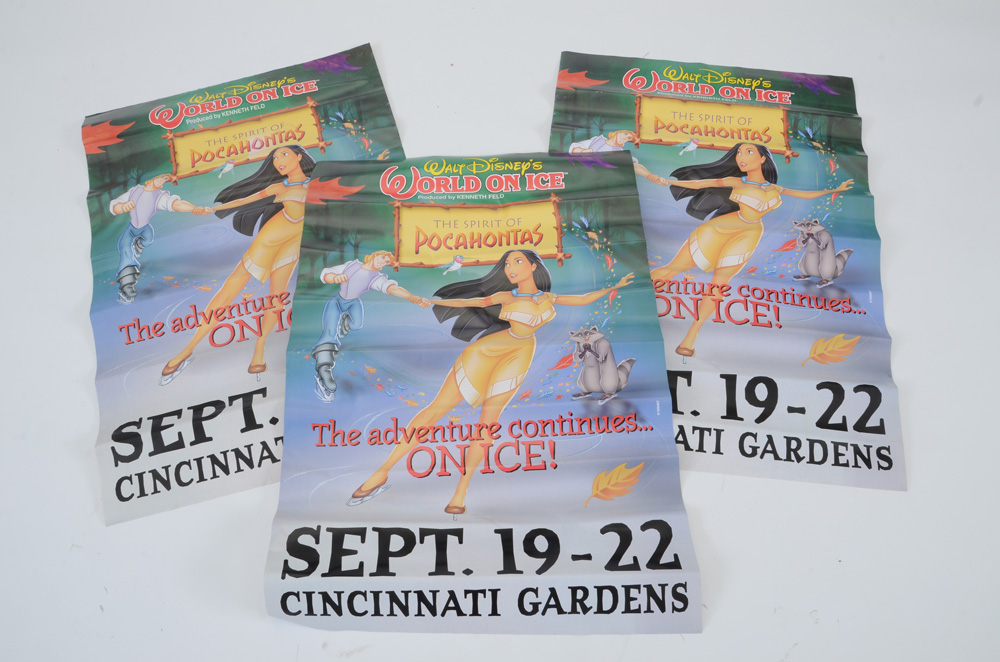 Collection of Walt Disney's World on Ice Posters