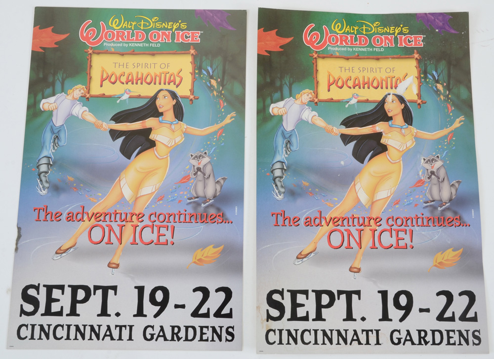 Collection of Walt Disney's World on Ice Posters