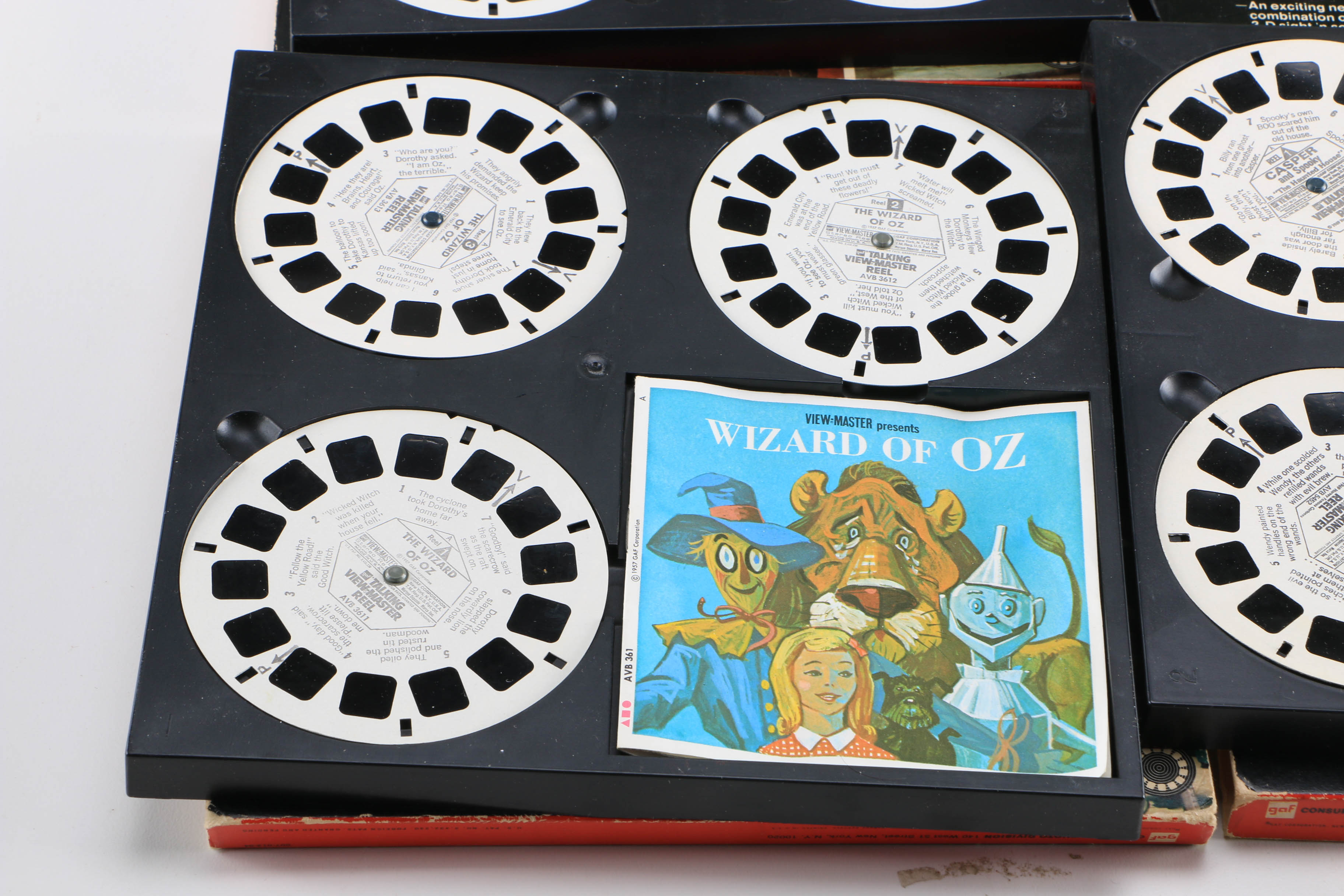 Collection of Talking View-Master Reels and Viewer