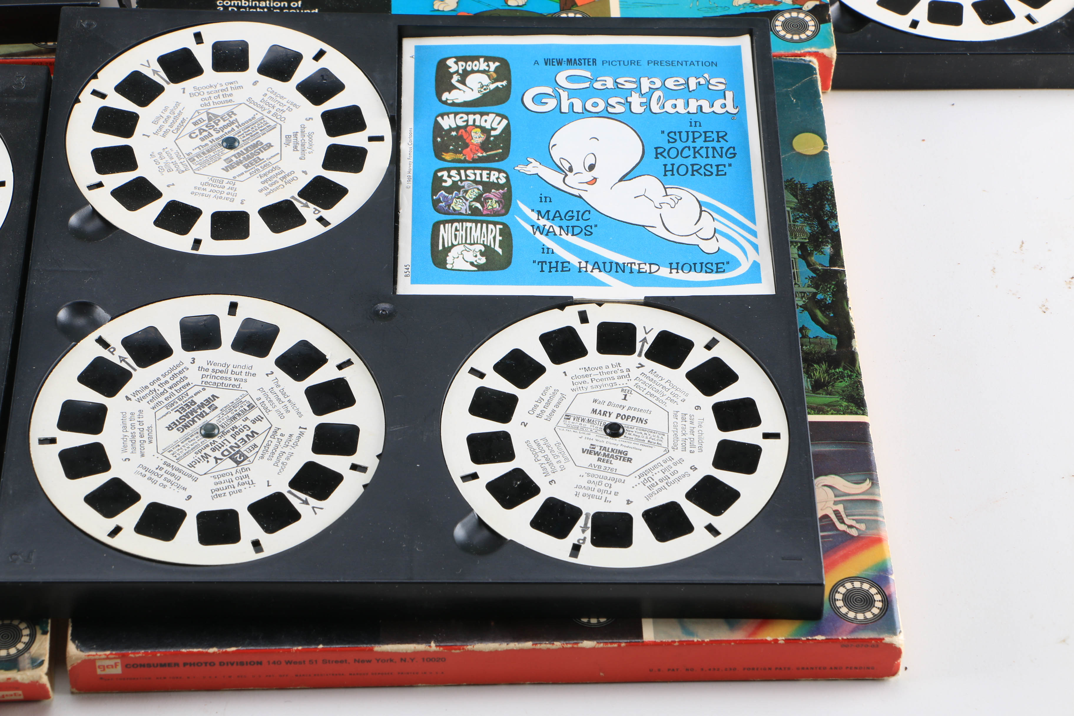 Collection of Talking View-Master Reels and Viewer