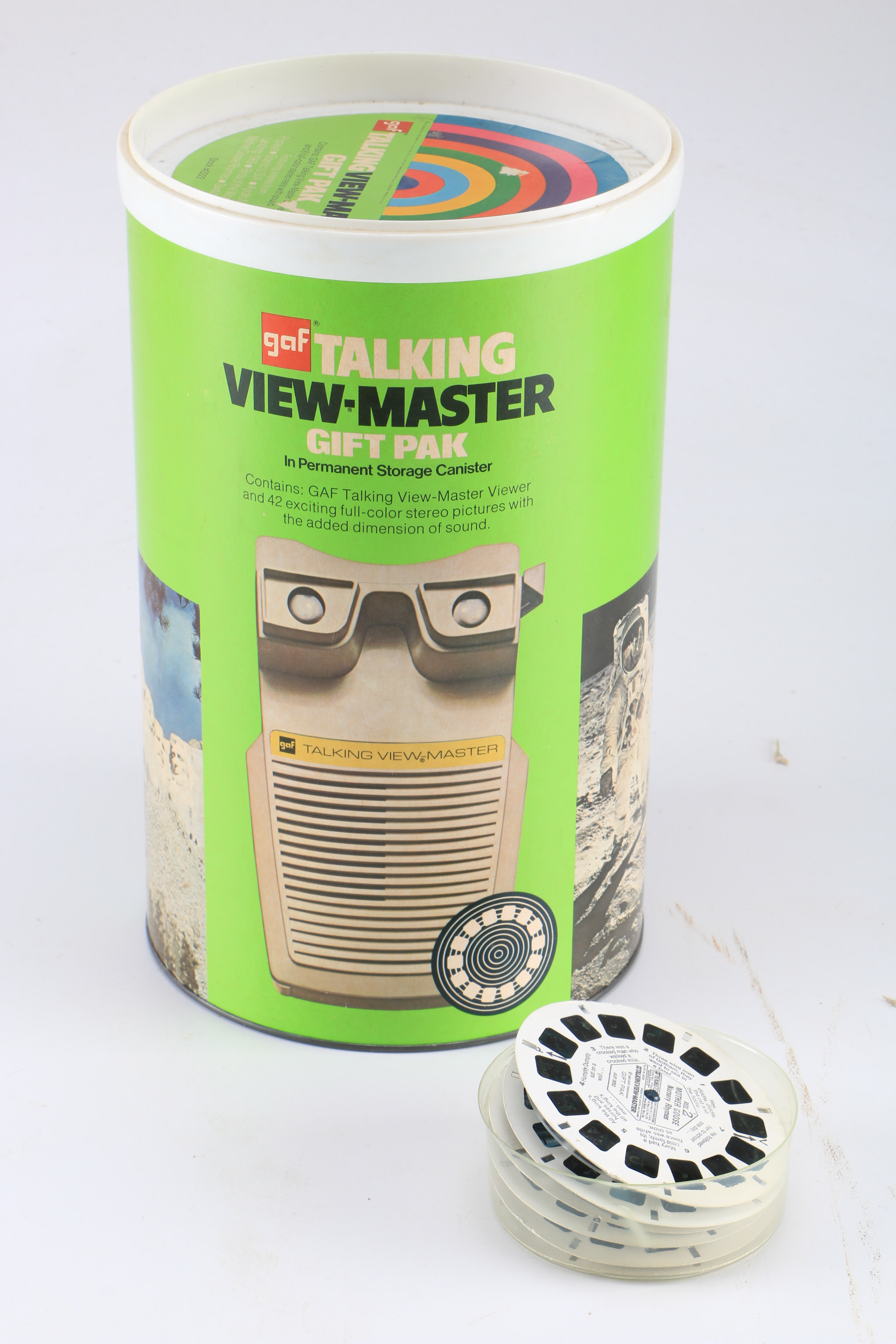 Collection of Talking View-Master Reels and Viewer