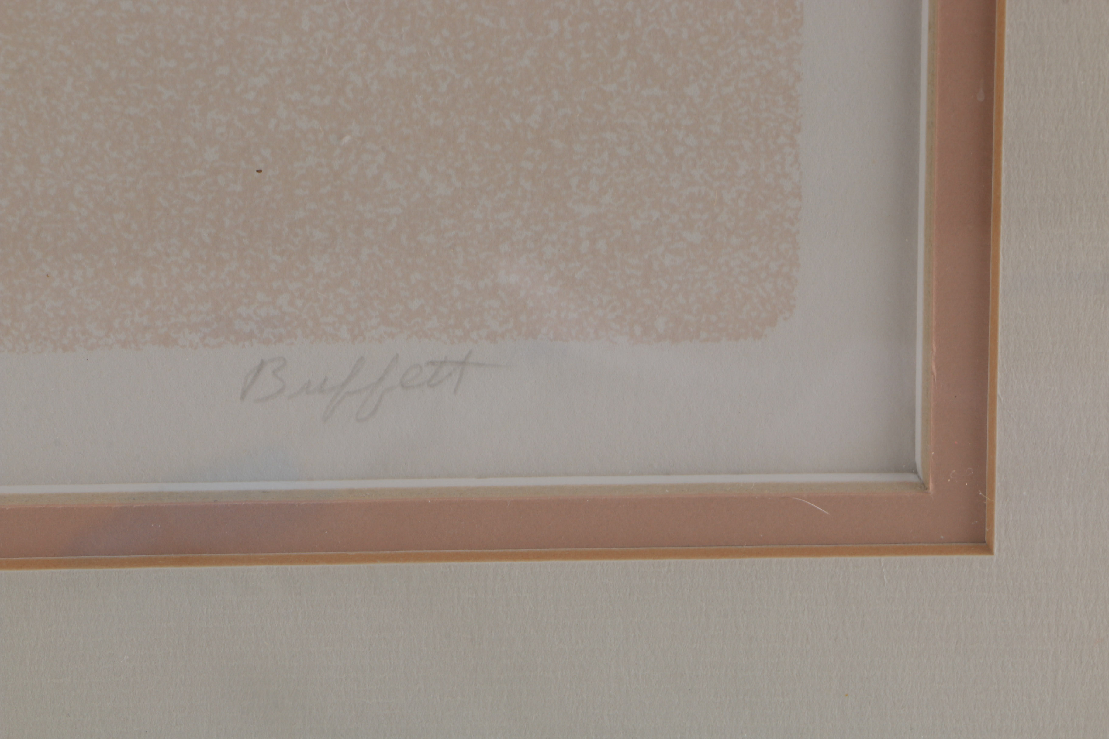 Bill Buffett Framed Serigraph "Sunbathers"