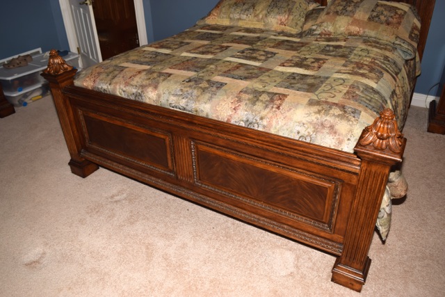 Universal Furniture Walnut King Size Bed