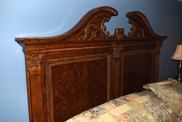 Universal Furniture Walnut King Size Bed