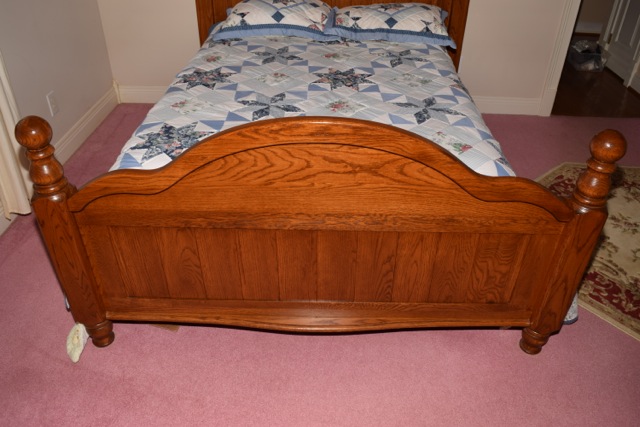 Oak Queen Size Bed