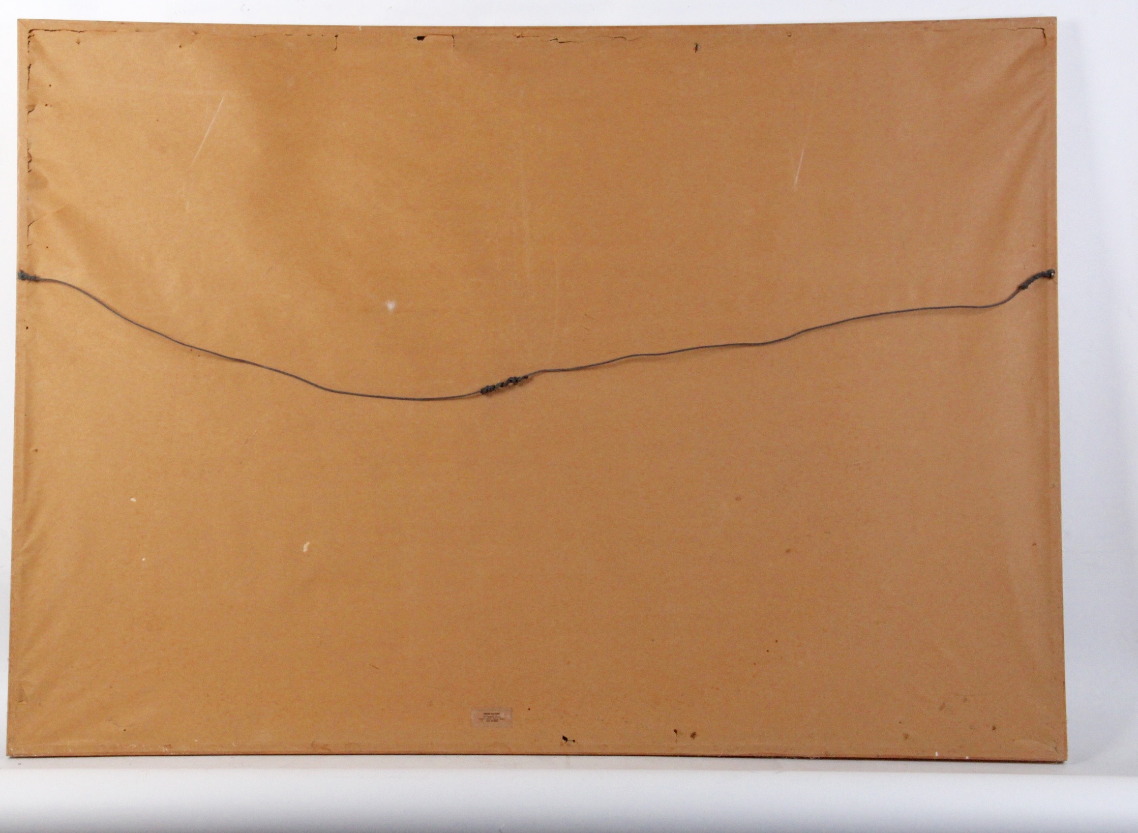 1980 Framed Political Map of the World