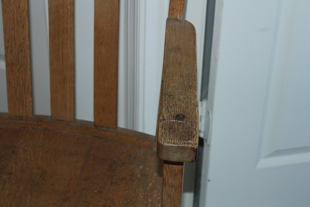Antique Oak Armchair
