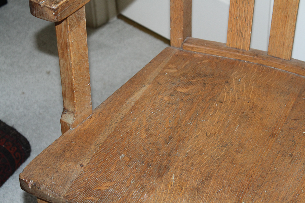 Antique Oak Armchair