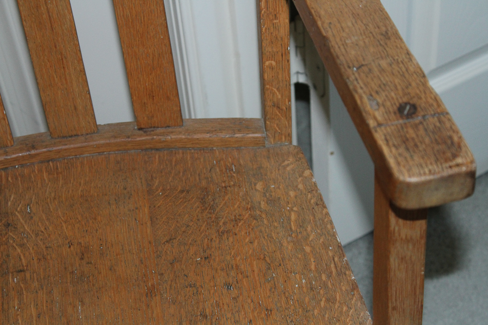 Antique Oak Armchair