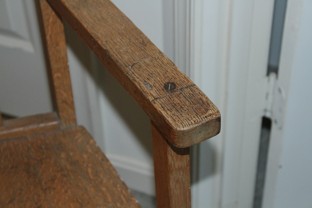 Antique Oak Armchair