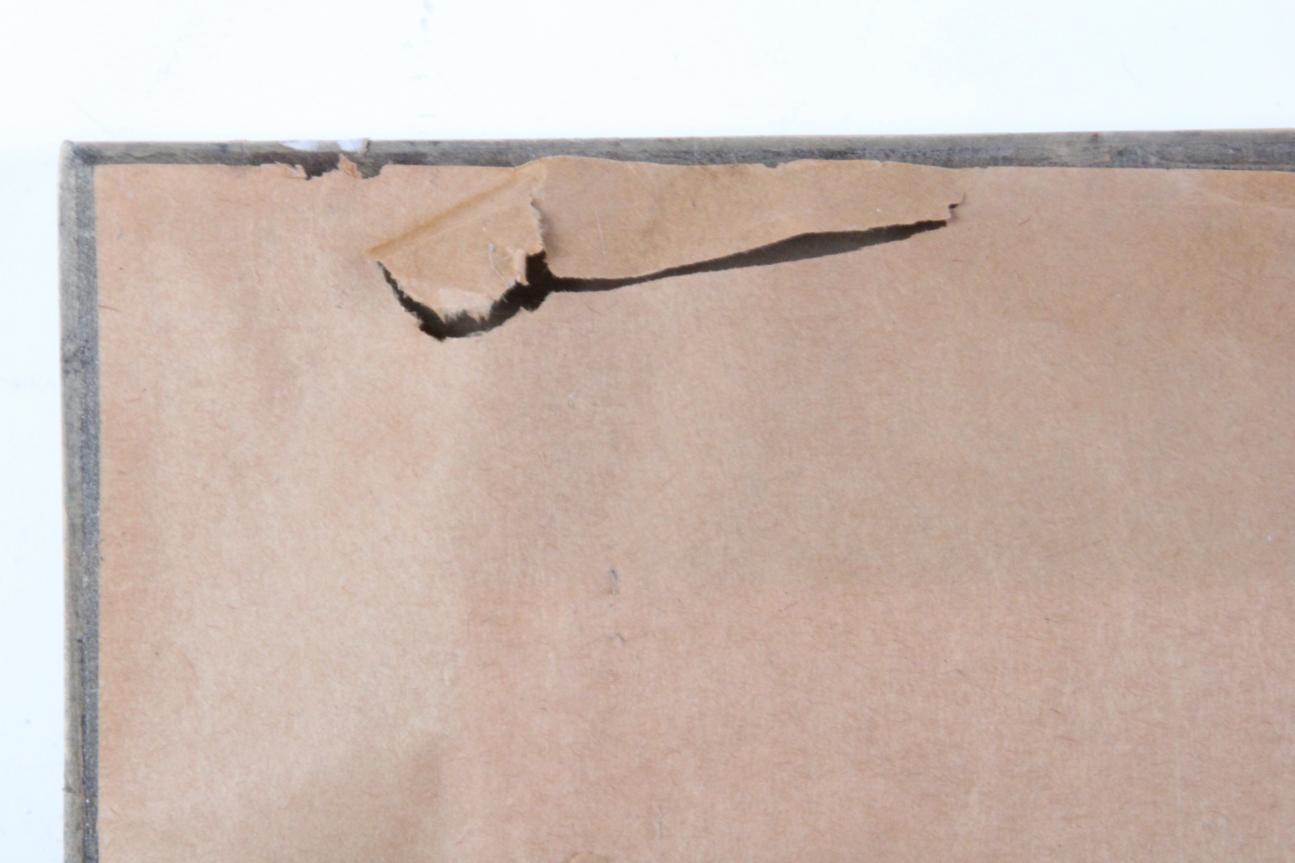 Original Signed "White-Tailed Buck" Ink Drawing by Texas Artist Ric Marley