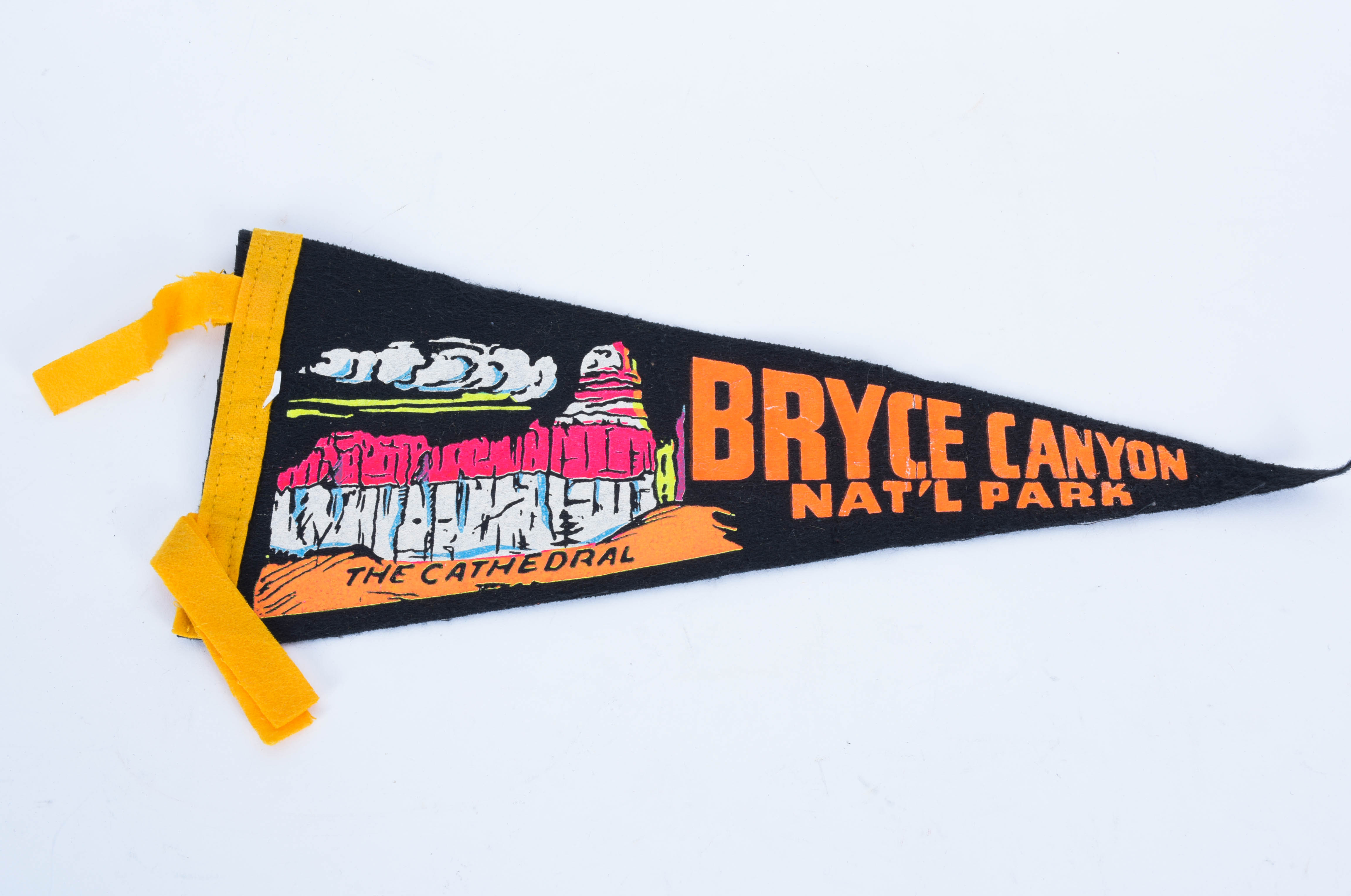 Collection of Three Vintage US Attraction Felt Pennants