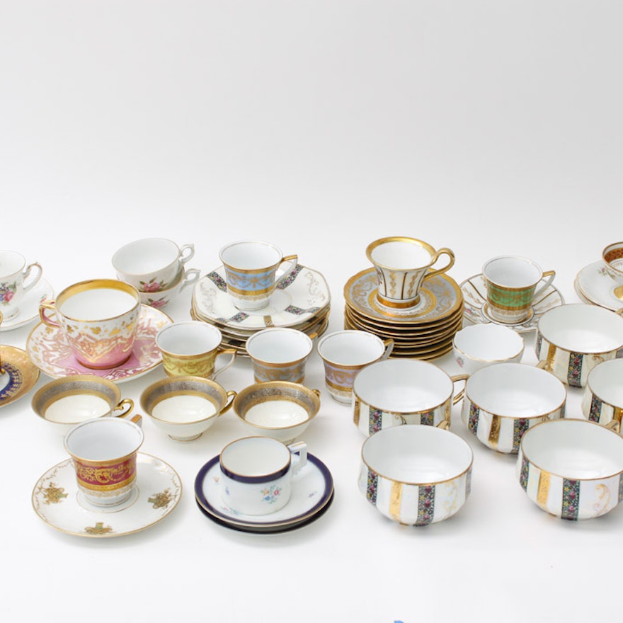 Demitasse Cup and Saucer Collection