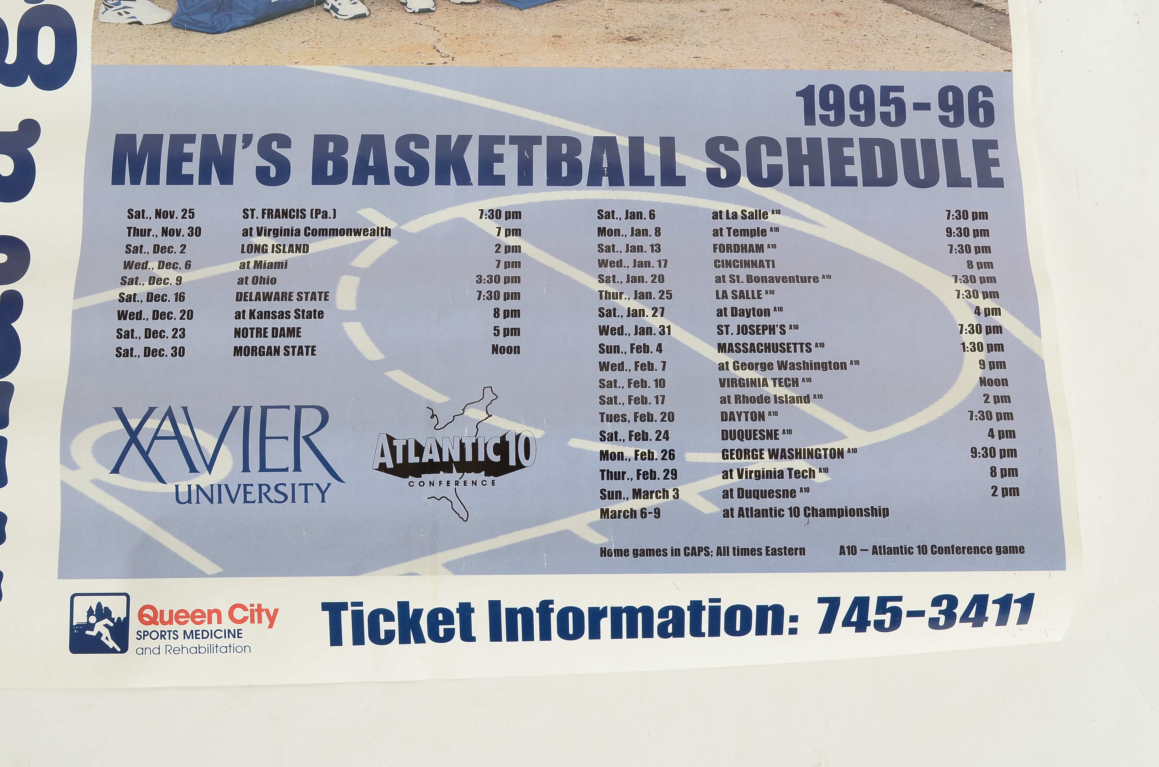 Collection of Xavier Basketball Memorabilia