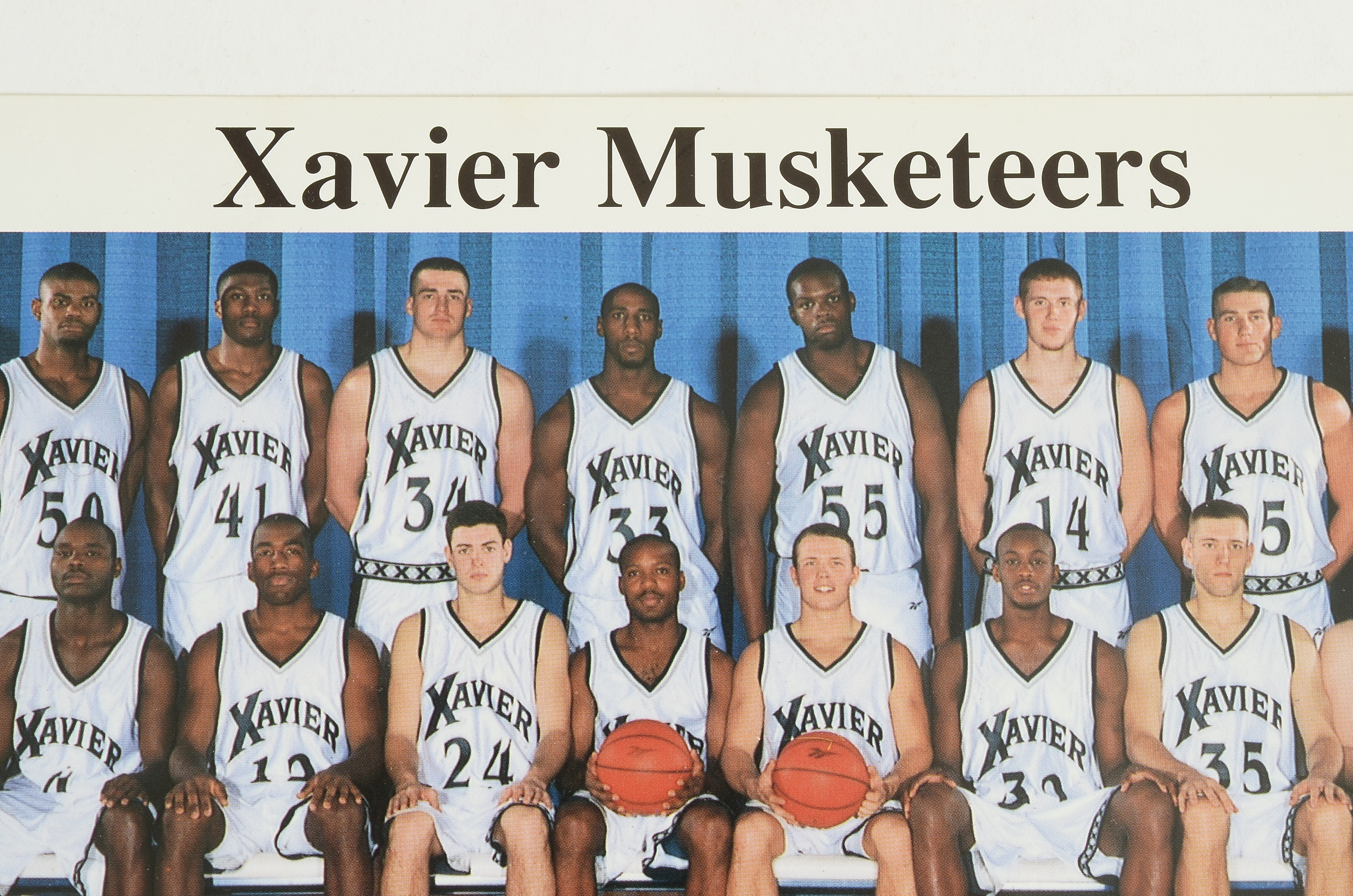 Collection of Xavier Basketball Memorabilia