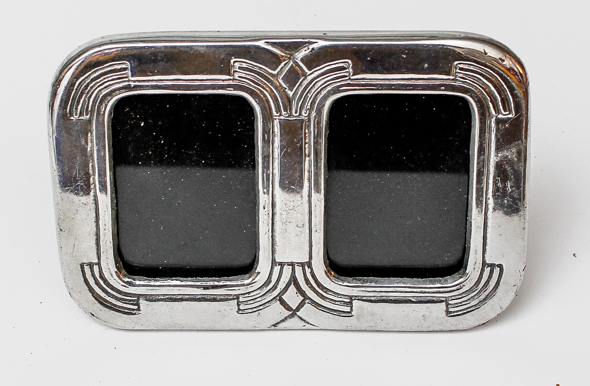 Collection of Mexican Pewter Picture Frames