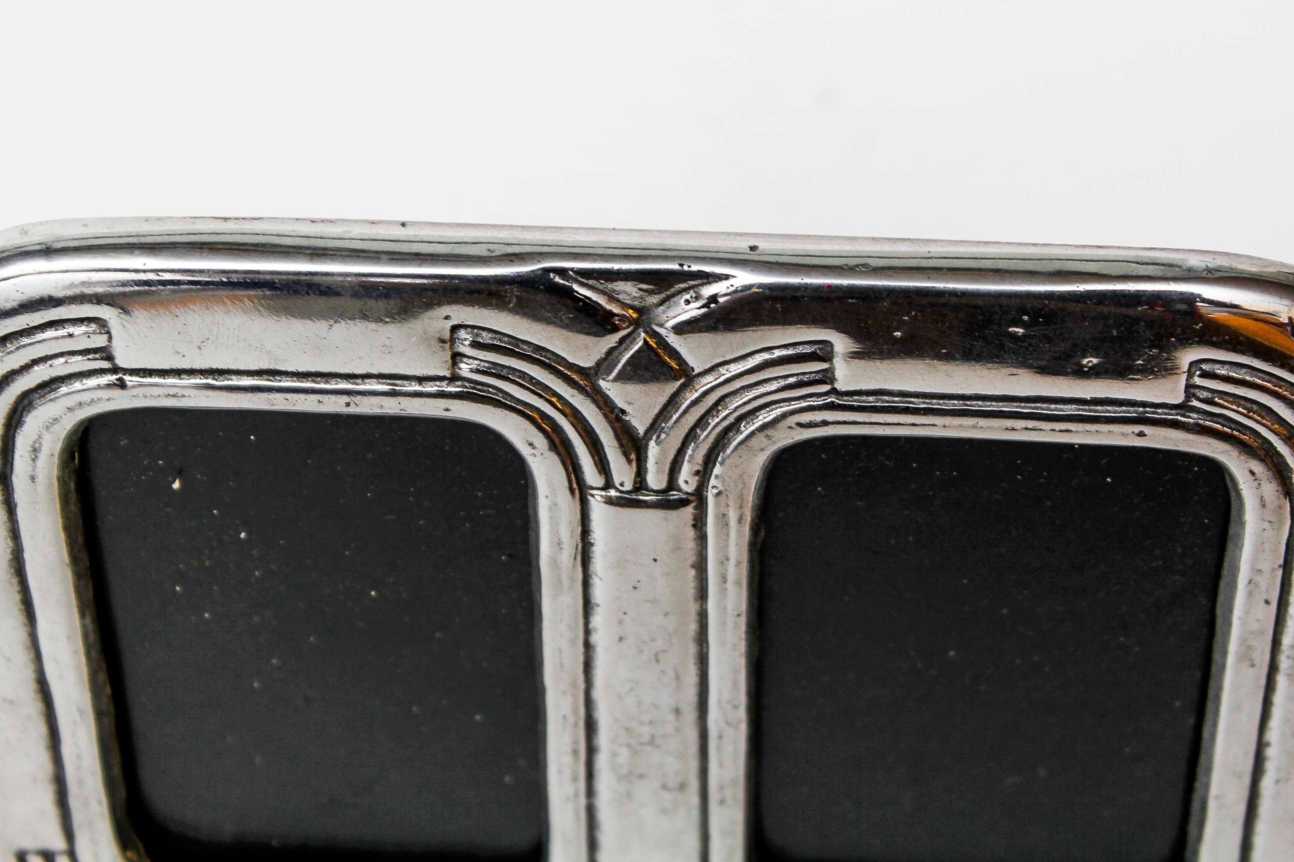 Collection of Mexican Pewter Picture Frames