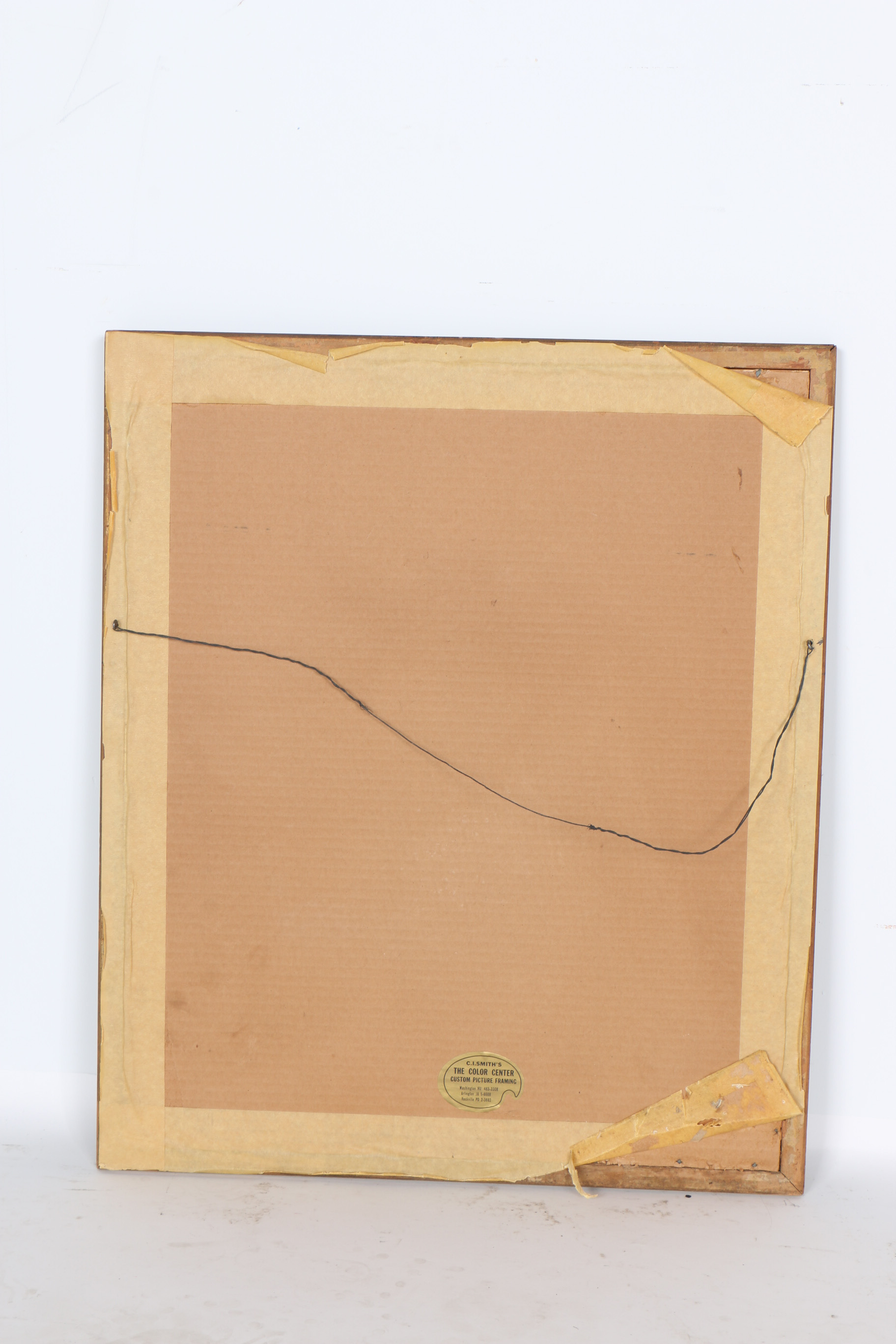 R. Migini Townscape Framed Lithograph