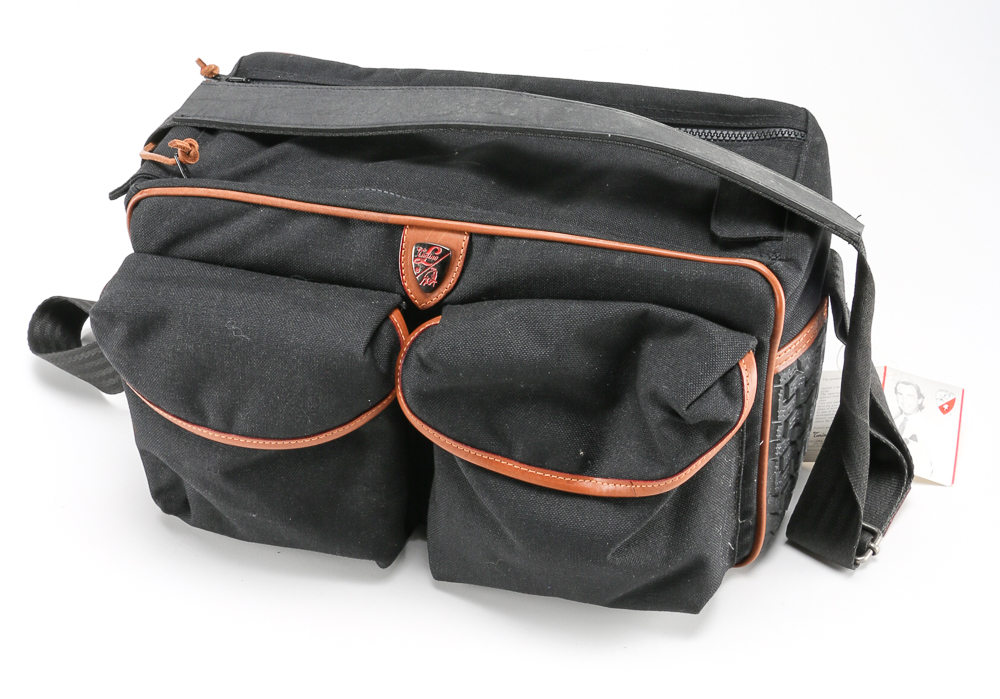 Tonino Lamborghini Tire Tread Texture Camera Case and Organizers