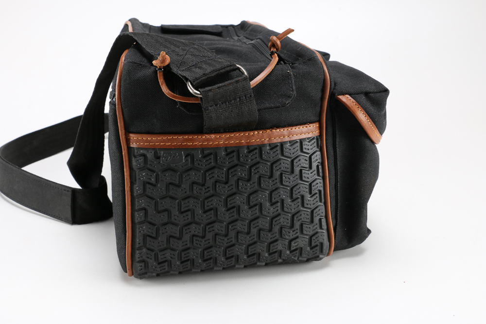 Tonino Lamborghini Tire Tread Texture Camera Case and Organizers