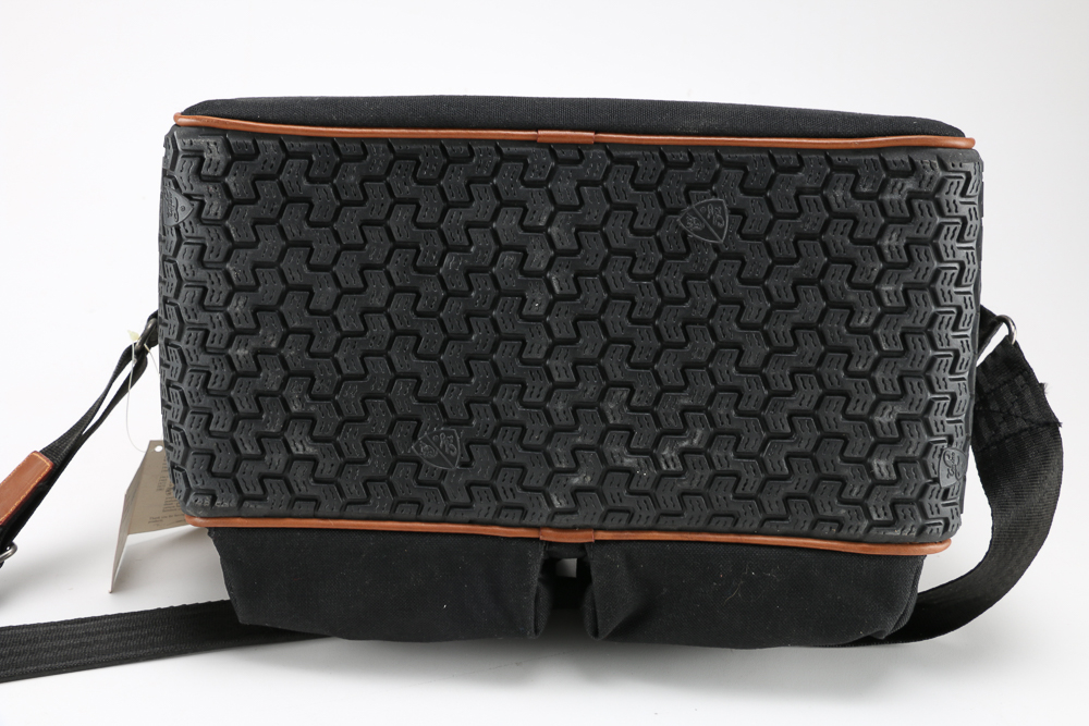 Tonino Lamborghini Tire Tread Texture Camera Case and Organizers