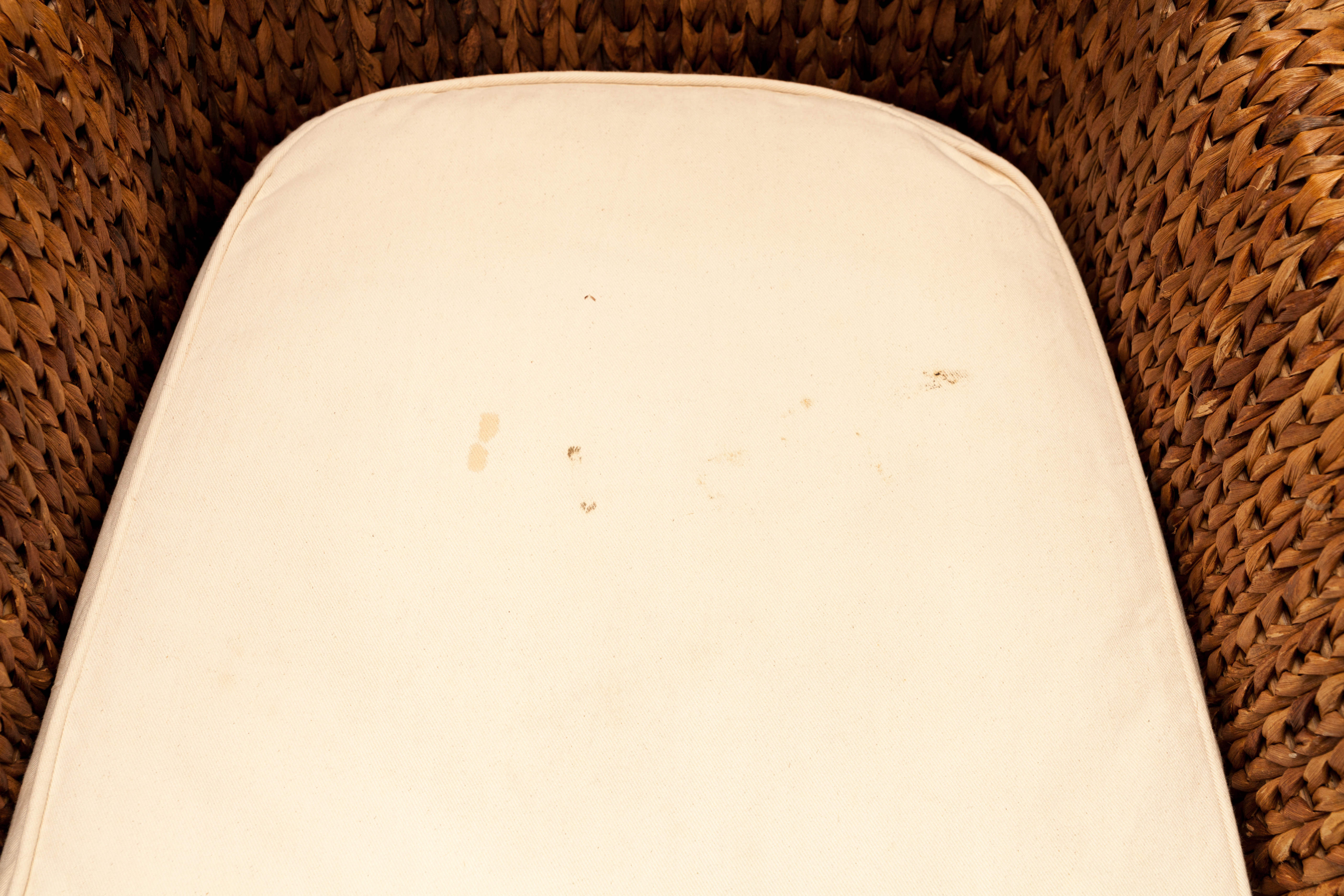 Contemporary "Seagrass Collection" Wing Chairs by Pottery Barn