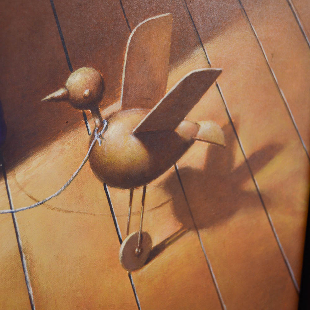 Original Rafal Olbinski Painting Titled "Magical Transparency of Time"