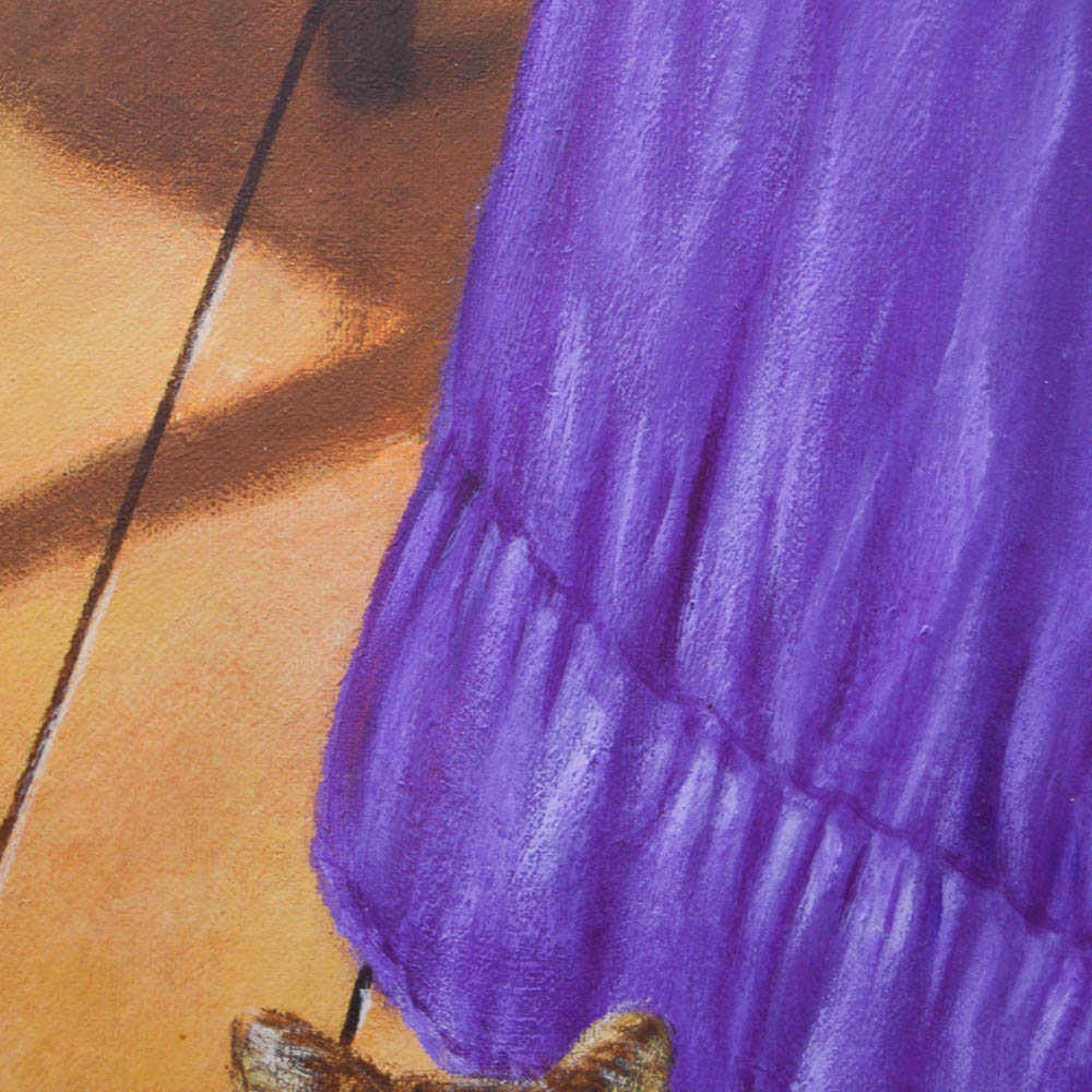 Original Rafal Olbinski Painting Titled "Magical Transparency of Time"