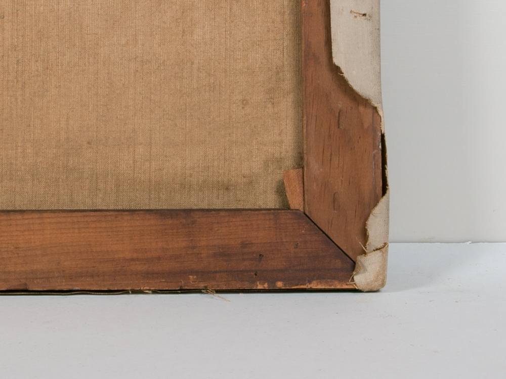 Emily B. Waite Naval Lieutenant with Dog Oil on Canvas