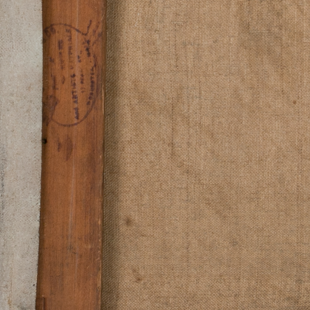 Emily B. Waite Naval Lieutenant with Dog Oil on Canvas